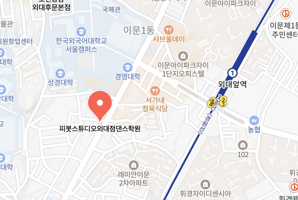 PIVOT410 외대점 지도